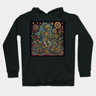 Dancing skeletons series Hoodie